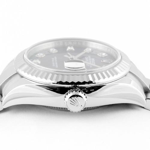 ロレックス ROLEX  デイトジャスト 28  279174G WG×SS  28mm ダークグレー文字盤  オイスターブレスレット 【レディース】【 |  | 06