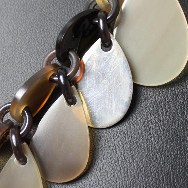 HERMES エルメス ネックレス ラージホーンネックレス バッファロー 