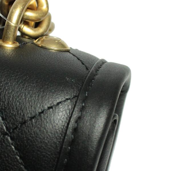 CHANEL シャネル バッグ メッセンジャーバッグ カーフレザー ブラック シルバー金具 AS4850【未使用】【D3780】の画像