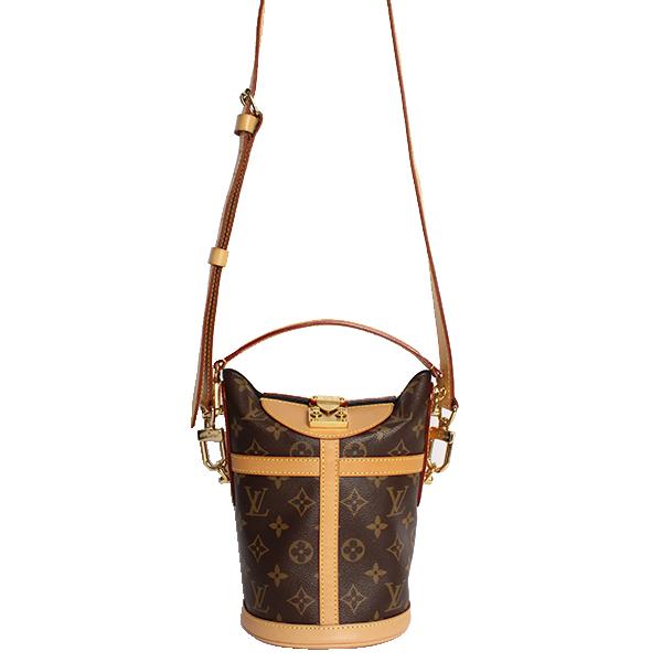 LOUIS VUITTON ルイヴィトン ショルダーバッグ ダッフルバッグ モノグラム・キャンバス モノグラム ブラウン ゴールド金具 M43587【D4256】_9