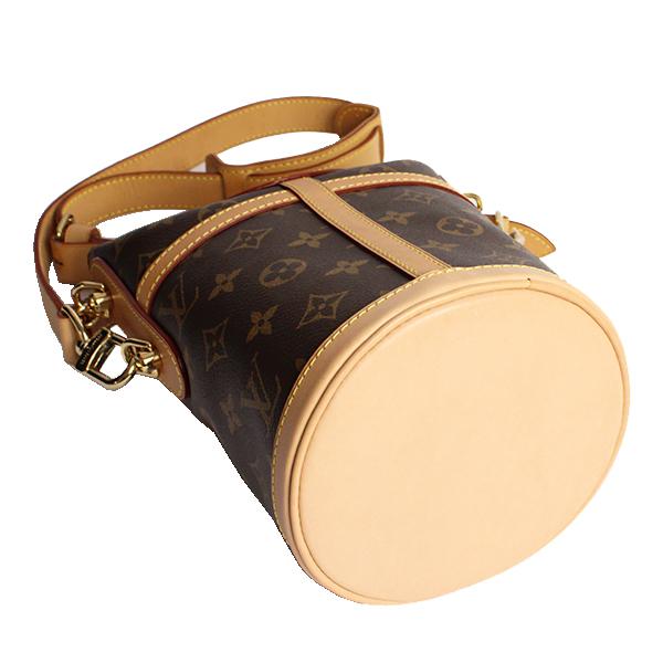LOUIS VUITTON ルイヴィトン ショルダーバッグ ダッフルバッグ モノグラム・キャンバス モノグラム ブラウン ゴールド金具 M43587【D4256】_3