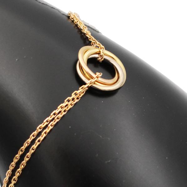 Cartier カルティエ トリニティ ブレスレット Au750 スリーカラー Cartier（カルティエ） トリニティブレスレット 3カラー 3連 K18YG/PG