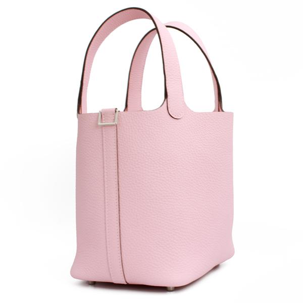 HERMES エルメス ハンドバッグ ピコタンロックPM トリヨンクレマンス ピコタン ローズサクラ シルバー金具 K刻印(2025年製造)【D6456】の画像