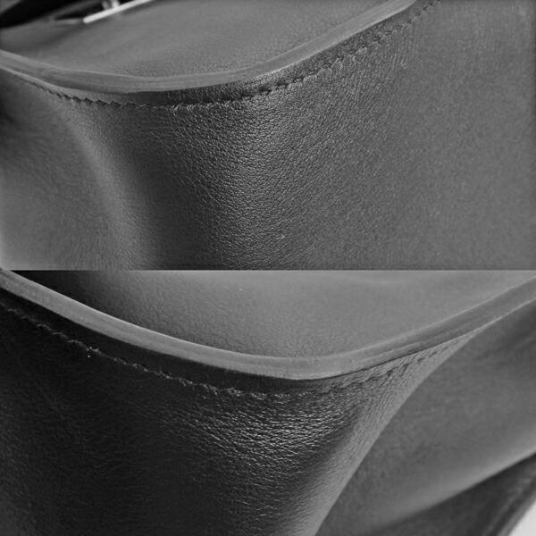 HERMES エルメス バッグ ジプシエール28 スイフト ジプシエール ブラック シルバー金具 □O刻印(2011年製造)【D6723】の画像