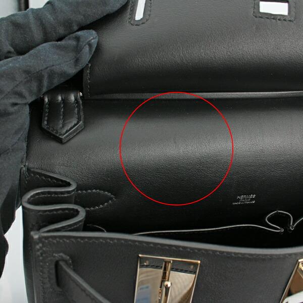 HERMES エルメス バッグ ジプシエール28 スイフト ジプシエール ブラック シルバー金具 □O刻印(2011年製造)【D6723】の画像