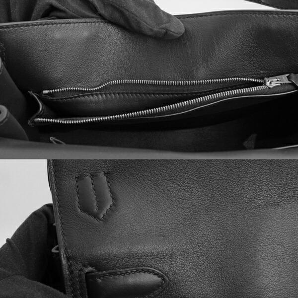 HERMES エルメス バッグ ジプシエール28 スイフト ジプシエール ブラック シルバー金具 □O刻印(2011年製造)【D6723】の画像