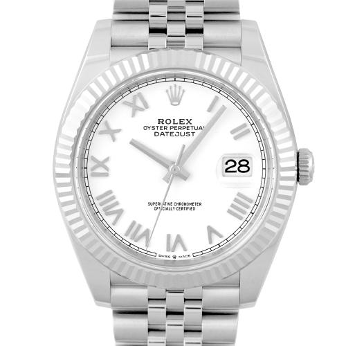 【2026年新作】ロレックス ROLEX  デイトジャスト41  126334 WG×SS  41mm ホワイトローマン文字盤 ジュビリーブレスレット 【 | 