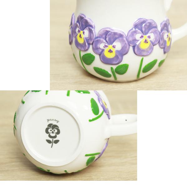 マグカップ 北欧 おしゃれ 花柄 ティーカップ (210-9) 電子レンジ対応