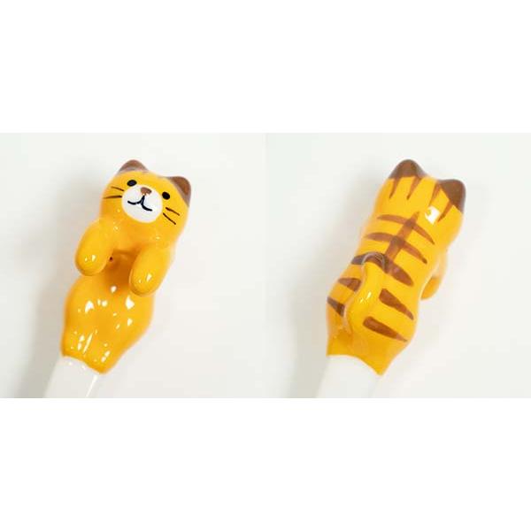 DECOLE（デコレ） スプーン 陶器 可愛い 猫 黒猫 三毛猫 トラ猫（230