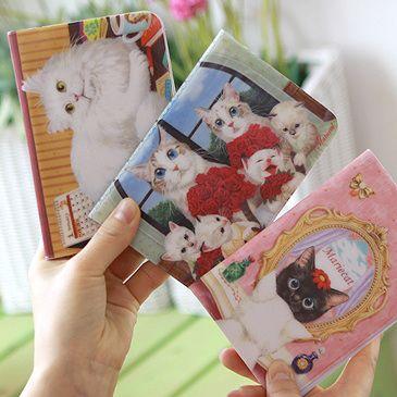 パスポートケース mariecat マリエキャット 旅行 カバー 猫 キャット