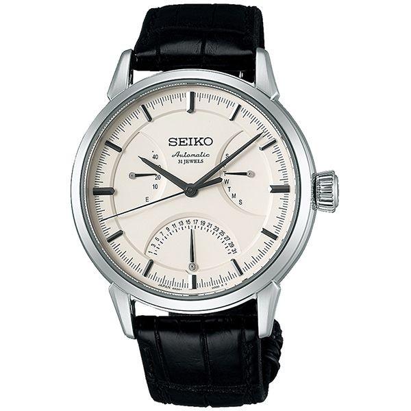 セイコー プレサージュ 腕時計 メンズ 自動巻き メカニカル 機械式 SEIKO PRESAGE ホワイト 革ベルト SARD009