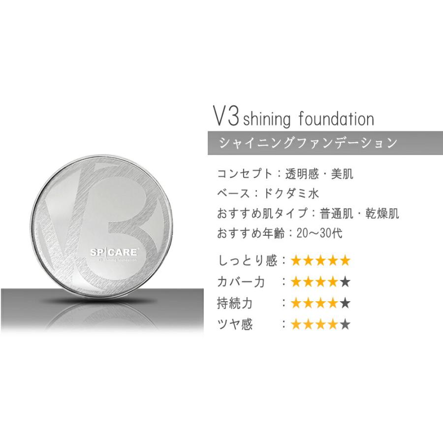 SPICARE V3 正規品 シャイニング ファンデーション リフィル 詰 SPICARE V3 正規品 シャイニング ファンデーション リフィル 詰