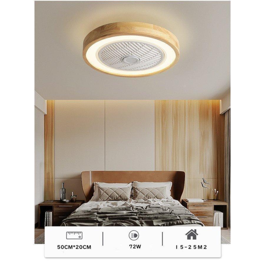 シーリングファンライト LED 北欧 木 サーキュレーター dcモーター 6