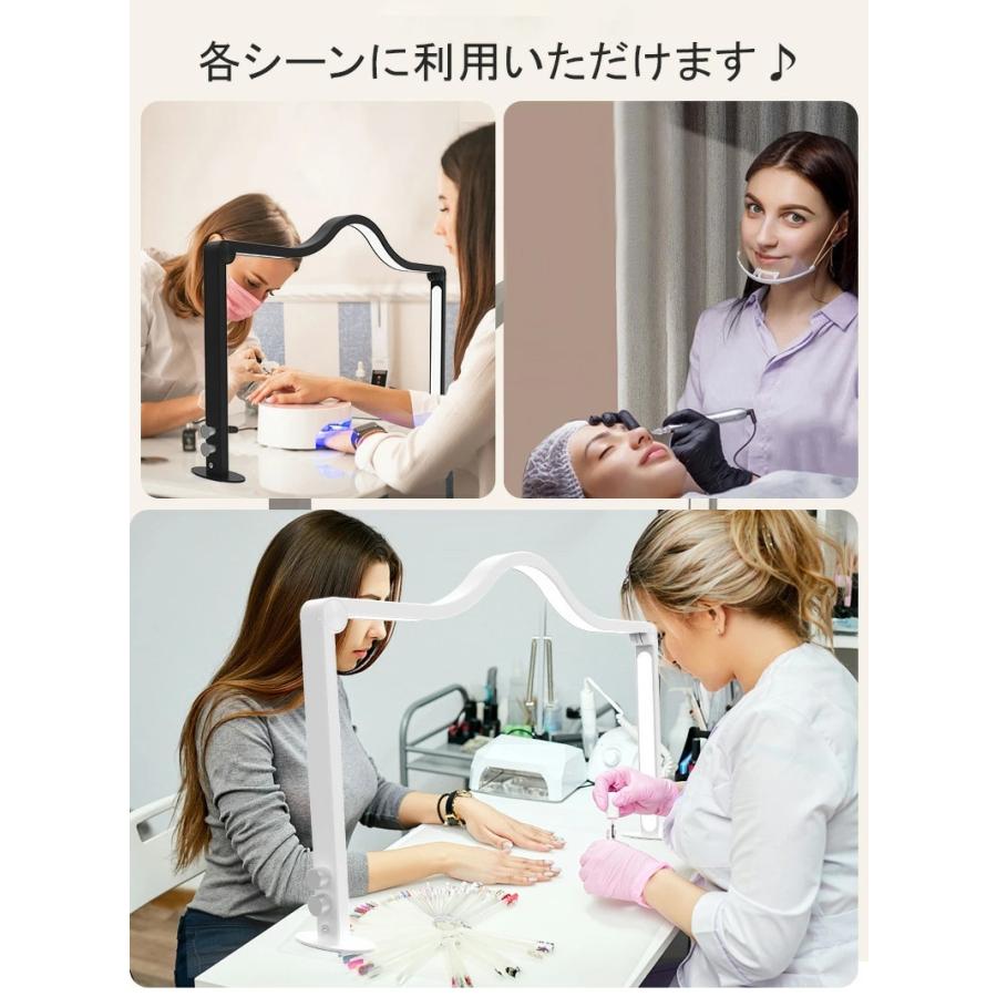 【1年保証】ネイルライト ledのみ uvなし ライト LED led 折りたたみ スタンドライト ネイリスト専用 作業 フェイクダイヤ入れ デスクライト LEDの画像