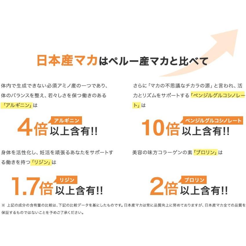 (月末祭限定割引) 男性の妊活 活力支援サプリメント お試し6日間 12粒入り×２袋 日本産酵素分解マカ TENGAヘルスケア｜tokiwadrug｜09