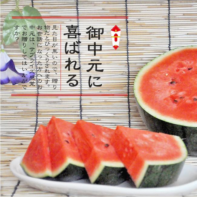 お中元 スイカ 2玉入 6kg 小玉 黒小玉 熊本 御中元 父の日