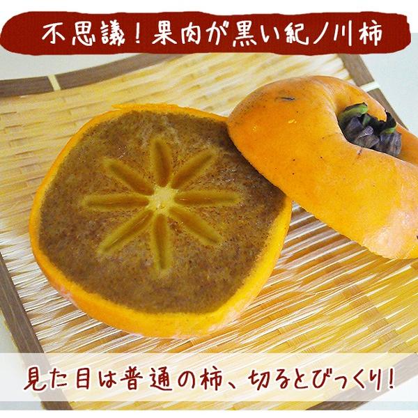 柿 和歌山 紀ノ川柿 11〜15玉入 約4kg 送料無料 無農薬 果物 くだもの