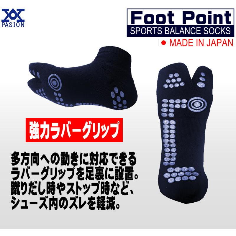 フットポイントソックス　紺　FootPoint Sox｜tokiwasports-pasion｜03