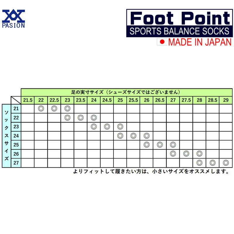 フットポイントソックス　紺　FootPoint Sox｜tokiwasports-pasion｜08