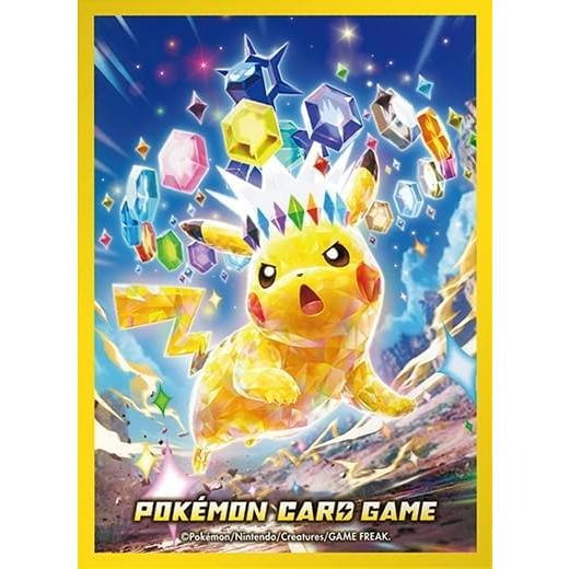 【訳あり】星を見てピカチュウ 65枚入 デッキシールド ポケモンカード スリーブ 状態A-〕デッキシールド『海外/ピカチュウ 星を見て LOOK UPON THE
