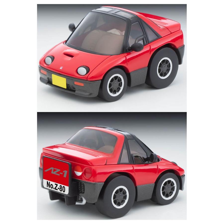 トミーテック チョロQ zero Z-80a オートザムAZ-1(赤/グレー