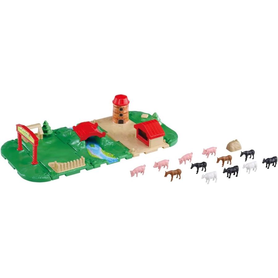 トミカワールド トミカ&タウン にぎやか牧場セット : おもちゃのトキワ