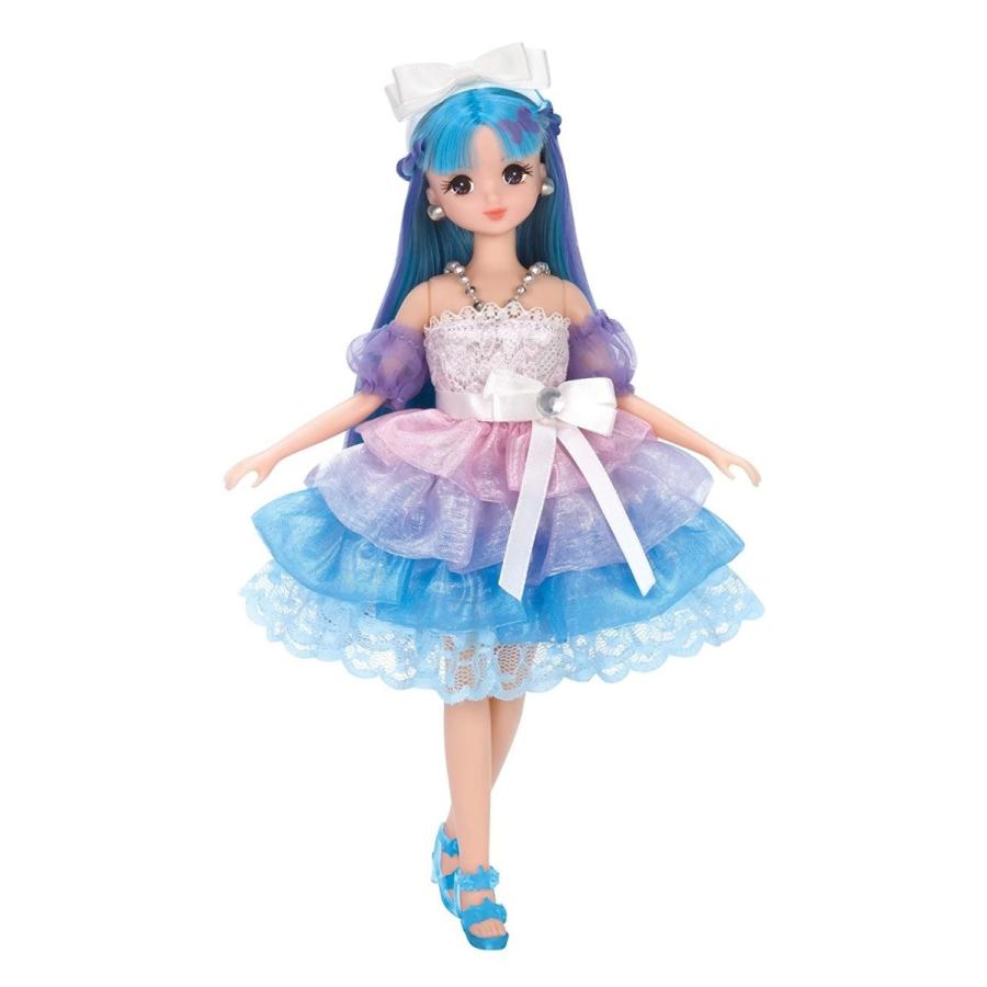 リカちゃん ドレス アクアカールドレスセット グラデーションスター