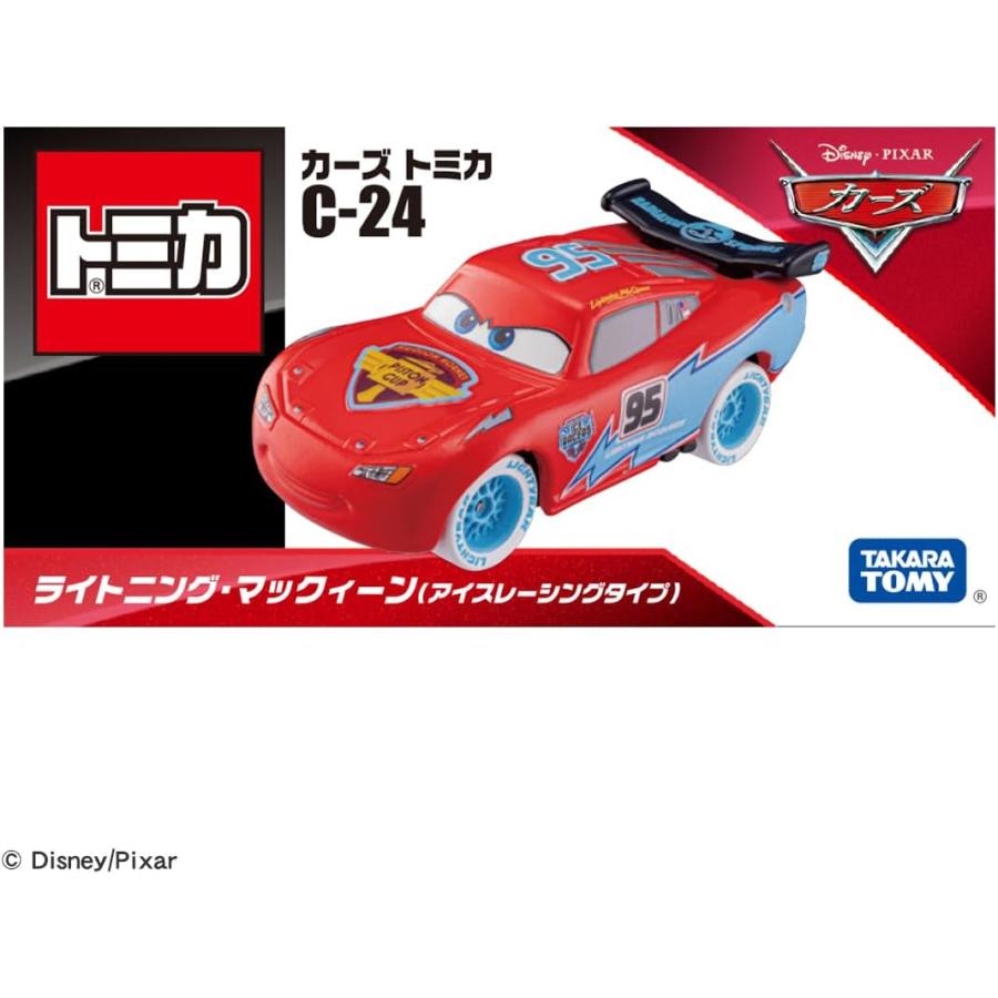カーズトミカ ライトニング・マックイーン　アイスレーサー トミカ ディズニー カーズ C-24 ライトニング・マックィーン (アイス