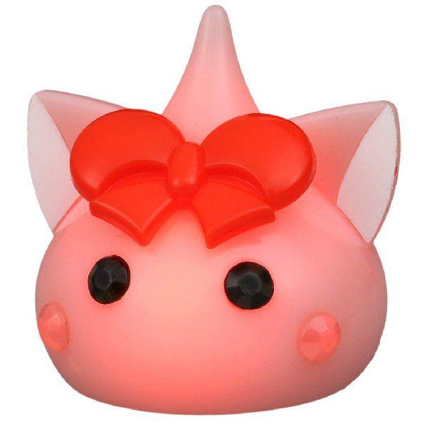 タカラトミー ひかるほっぺちゃん ネコ耳 ピンク : おもちゃの