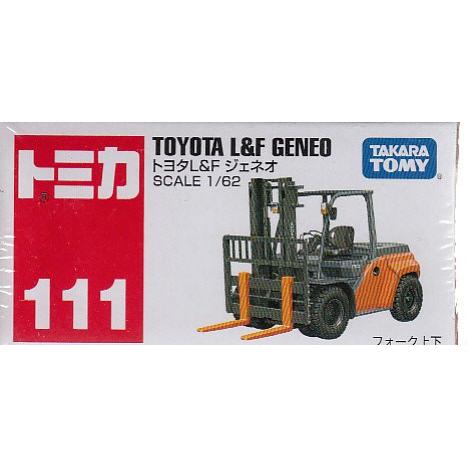 トミカ No.111 トヨタ L&F ジェネオ (箱) : おもちゃのトキワ屋 - 通販