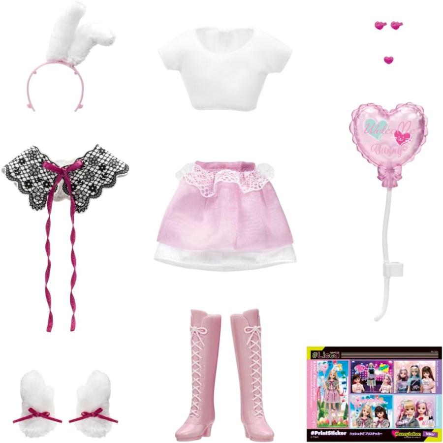 【ゆっき】リカちゃん服　クラゲロリータドレス　ハートの魔法少女　2点 Amazon.co.jp: リカちゃん ドレス LW-01 レインボーファンタジー