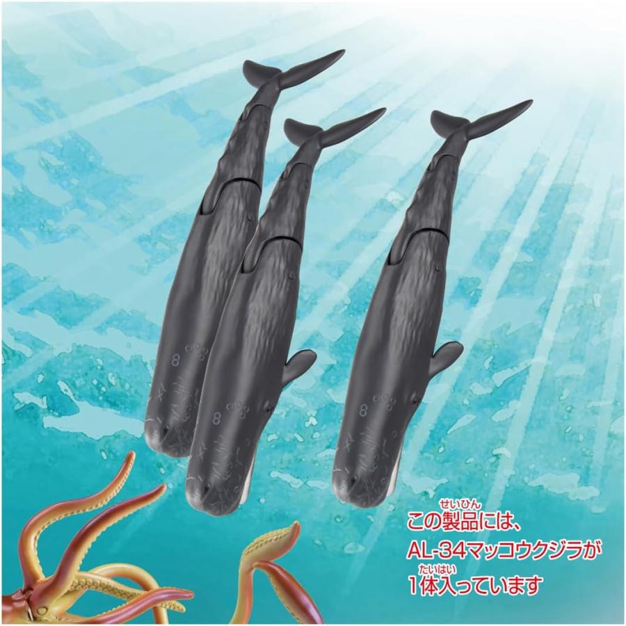 アニア AL-34 マッコウクジラ (水に浮くVer.) : おもちゃのトキワ屋