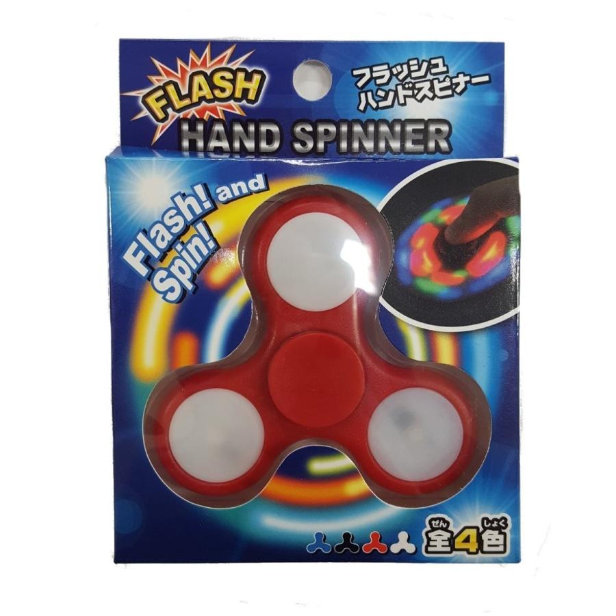 フラッシュ ハンドスピナー FLASH HAND SPINER (赤) : おもちゃの