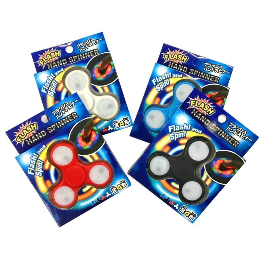 フラッシュ ハンドスピナー FLASH HAND SPINER (赤) : おもちゃの