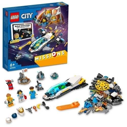 【ほわいと】 LEGO（レゴ） シティ 火星探検 ミッション 60354 : おもちゃのトキワ屋