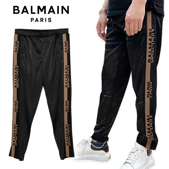バルマン メンズ ジャージ ブランド スウェット BALMAIN ブラック 黒
