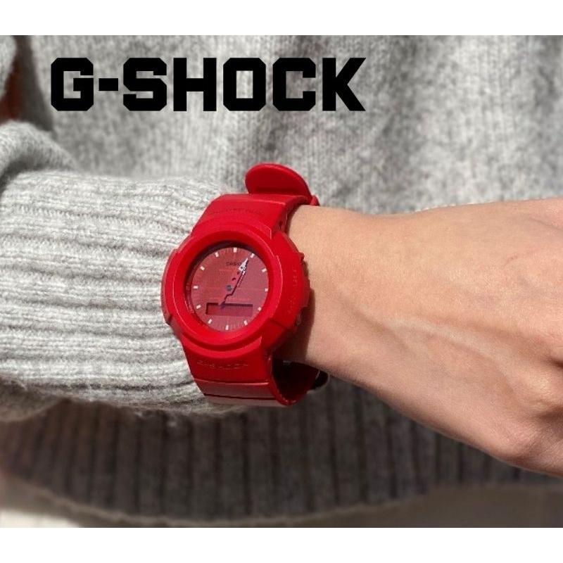 高評価なギフト G-SHOCK AW-500BB-4E レッド 限定モデル AW-500復刻