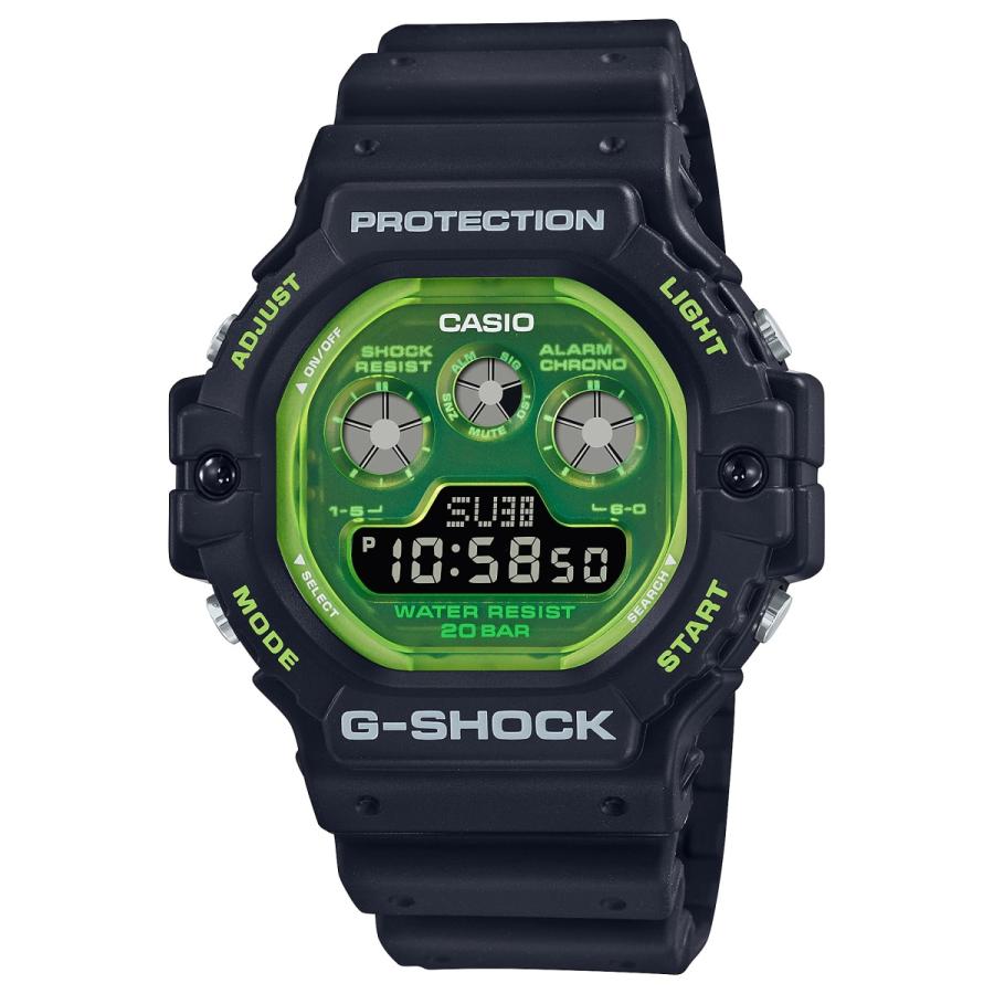 高品質の人気 CASIO G-SHOCK Gショック カシオ レディース メンズ スポーツ アウトドア 蛍光文字板 ブラック DW-5900TS-1 腕時計