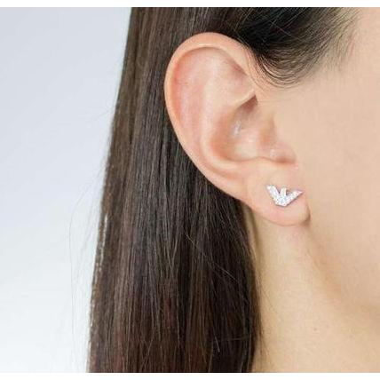 Emporio Armani エンポリオアルマーニ イーグルロゴ ピアス 両耳 ユニセックス メンズ レディース Eg Eg Eg Eg 時善 通販 Yahoo ショッピング