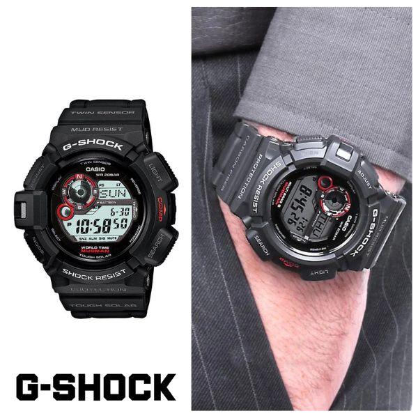 Gショック ジーショック CASIO G-SHOCK G-9300-1 タフソーラー 方位 温度計測 ツインセンサー ムーンデータ MADMAN マッドマン メンズ 腕時計 日本未発売 