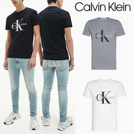 CalvinKlein Jeans カルバンクライン 半袖 CK ロゴ 正規激安 Tシャツ メンズ グレー ブランド 白 黒 ラッピング不可 J30J314314