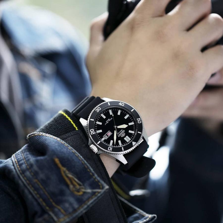 ORIENT(オリエント) RAAA0010B19B MAKO III マコ 3 ブラック 自動巻き メンズ腕時計 20bar防水