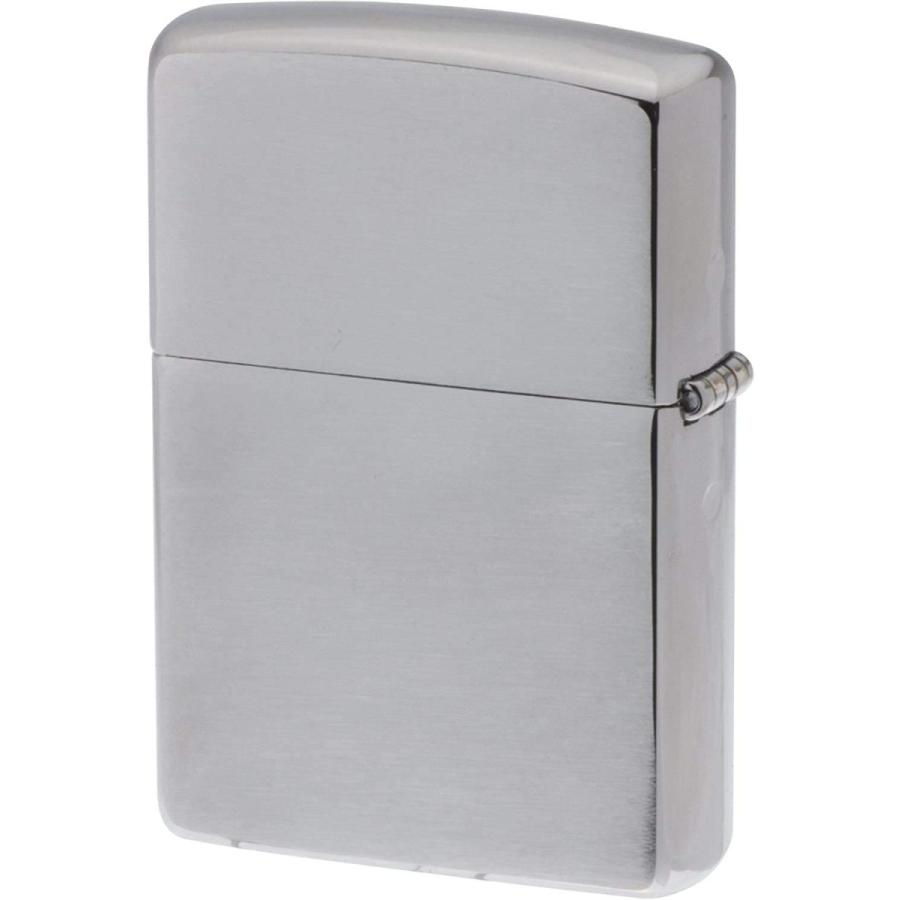 ZIPPO ジッポー【200】定番 クロームサテーナ ライター オイルライター シルバー 銀 シンプル ブラッシュ加工 スタンダード|tokizen|02