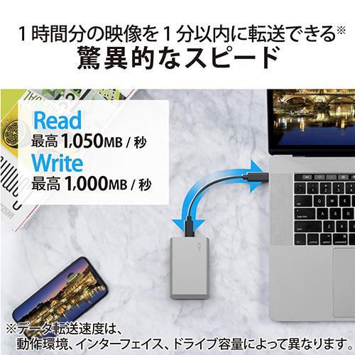 LaCie(ラシー) STKS500400 LaCie Portable SSD v2 外付け 500GB ポータブル USB-Type-C×1｜tokka｜03