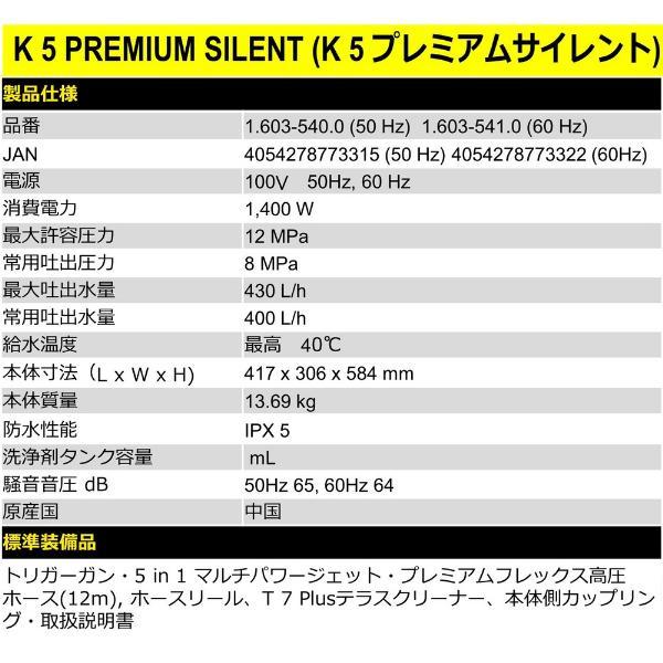 ケルヒャー（KARCHER） K5プレミアムサイレント 水冷式モーター高圧