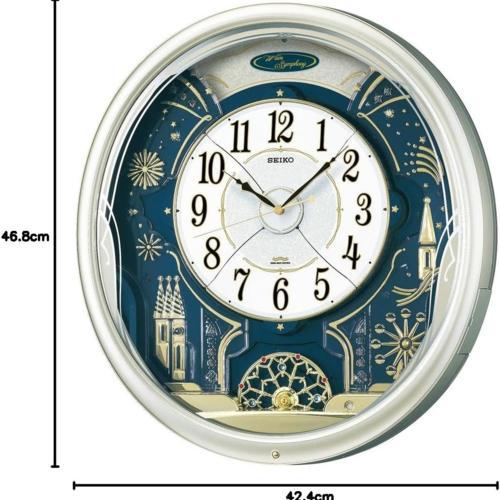セイコー(SEIKO) RE561H 電波からくり時計 掛け時計 ウエーブシンフォニー 薄金パール塗装 : 特価COM - 通販 ...