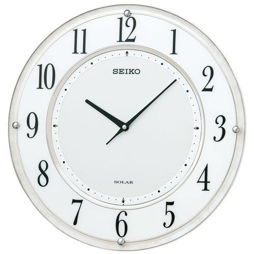SEIKO SF506W ソーラー掛け時計 SEIKO（セイコー） SF506W ソーラー電波掛け時計 : 特価COM - 通販