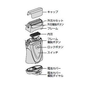 Panasonic（パナソニック） ES4815P-S シルバー調 ツインエクス 2枚刃