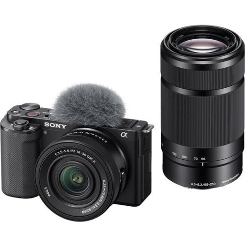SONY ZV-E10Ⅱ ブラック　 ダブルズームレンズキット 本体 + 付属品 ソニー(SONY) VLOGCAM ZV-E10XB ブラック ダブルズームレンズキット