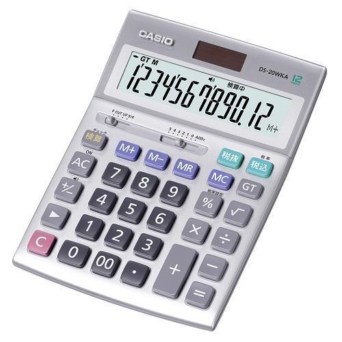 CASIO(カシオ) DS-20WKA-N デスクタイプ 実務電卓 12桁